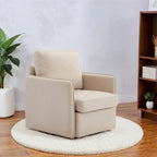 360° Swivel Accent Chair with Hidden Storage