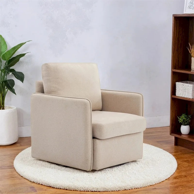 360° Swivel Accent Chair with Hidden Storage