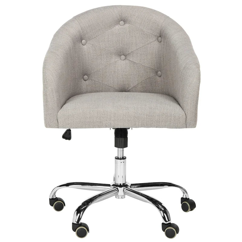 Tufted Swivel Adjustable Office Chair - 24"W x 22"D x 35"H