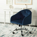 Verstellbarer drehbarer Bürostuhl mit Knopfheftung - 24"W x 22"D x 35"H