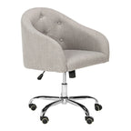 Verstellbarer drehbarer Bürostuhl mit Knopfheftung - 24"W x 22"D x 35"H