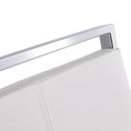 Tempered Glass Dining Table with Metal Frame