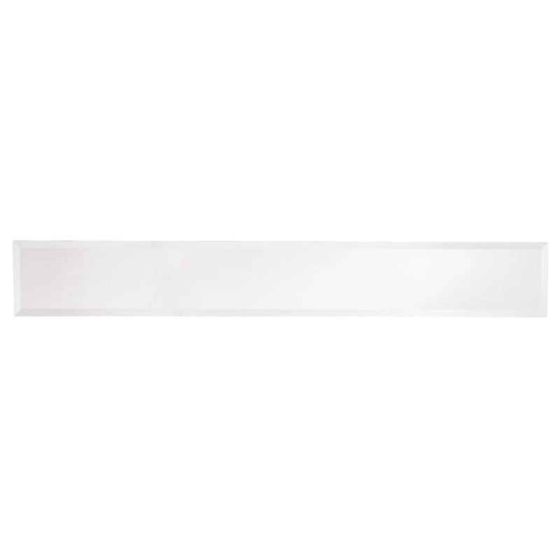 Mirrored Glass Console Table with Metal Legs, 56" x 8" x 30"