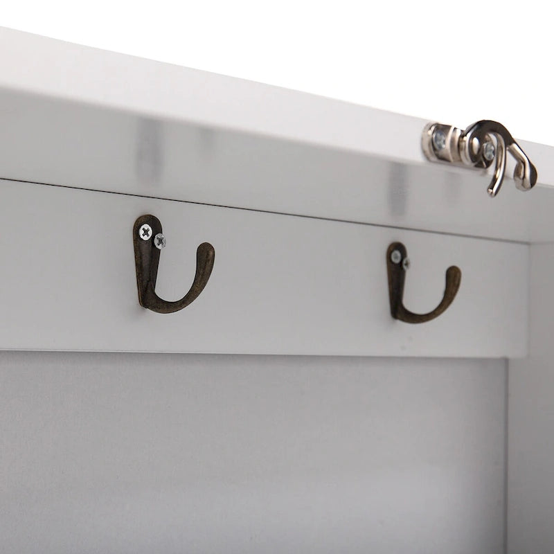 Eckschreibtisch in L-Form mit drehbarem Design und Ablagefächern
