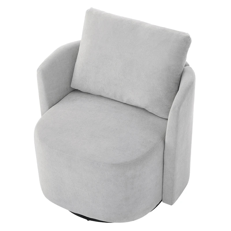 360 Swivel Barrel Chair with Ergonomic Design
