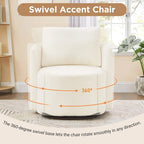 360 Swivel Barrel Chair with Ergonomic Design