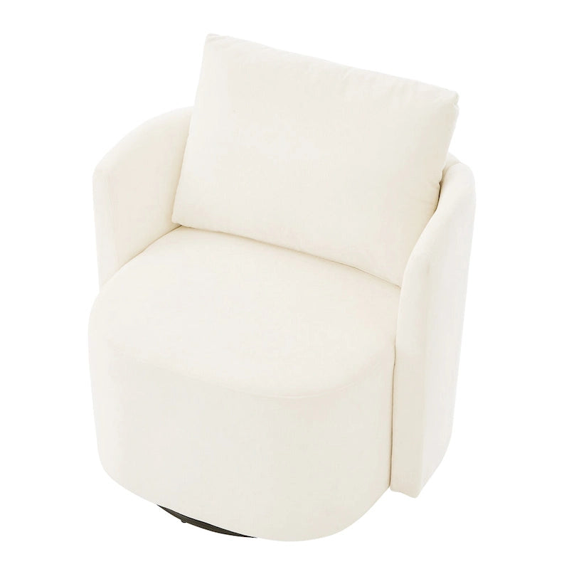 360 Swivel Barrel Chair with Ergonomic Design