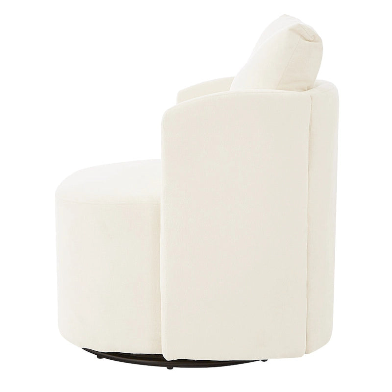 360 Swivel Barrel Chair with Ergonomic Design