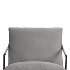 Metal Frame Sling Accent Chair with Cushion