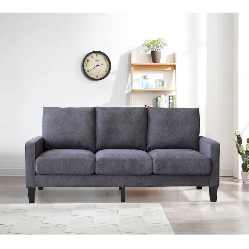 Upholstered Living Room Sofa with Storage