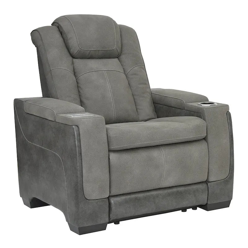 Power Recliner with Adjustable Headrest and Zero-Gravity Ottoman