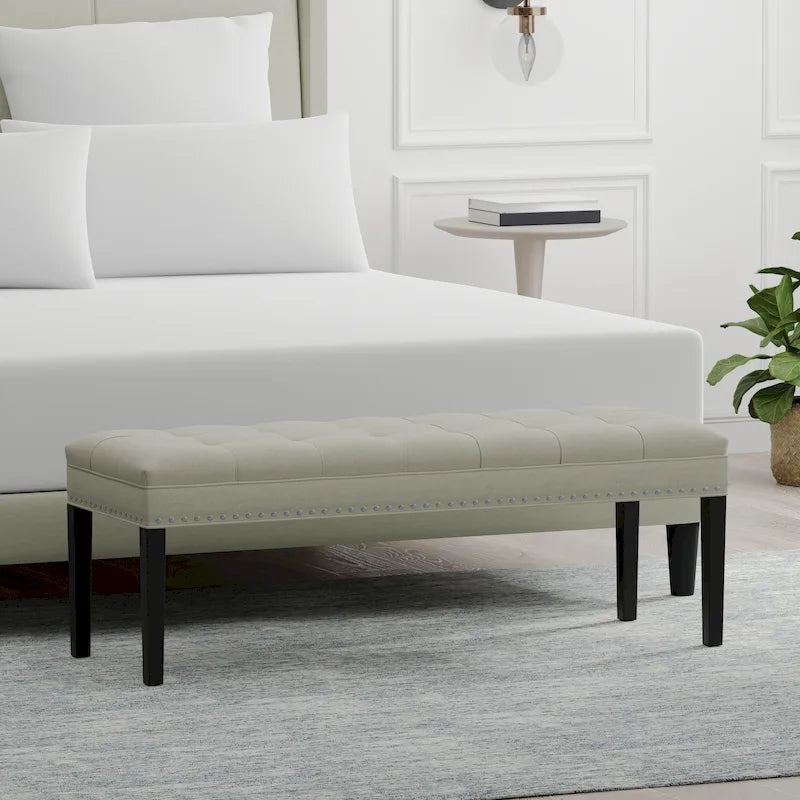 46.5" Upholstered Storage Bench