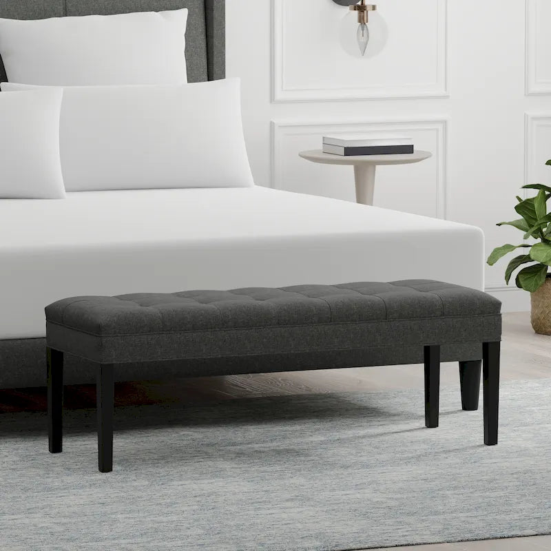 46.5" Upholstered Storage Bench