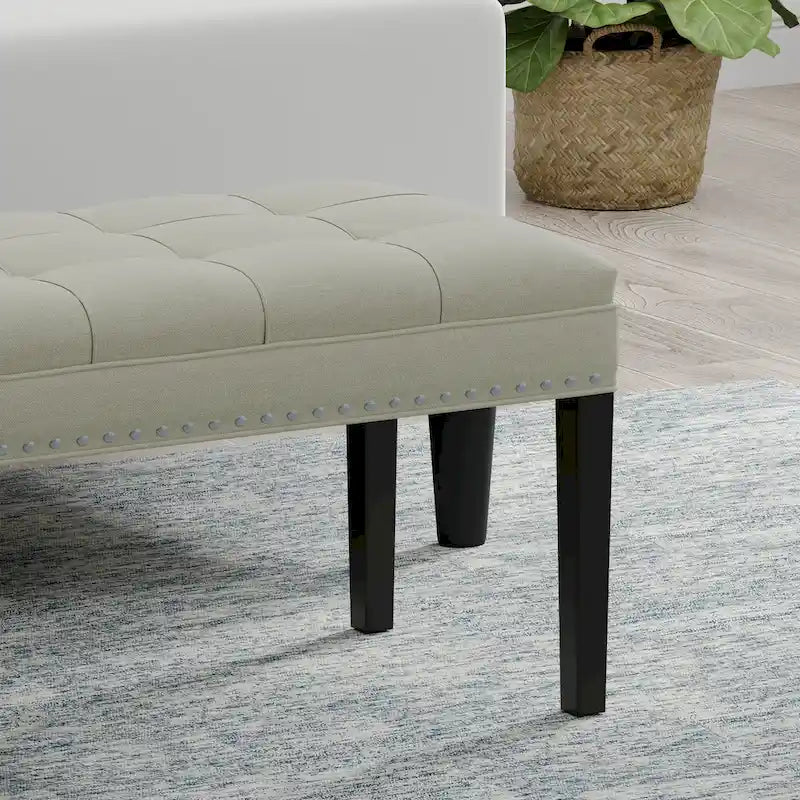 46.5" Upholstered Storage Bench