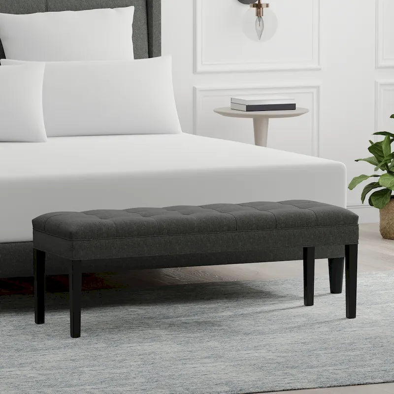 46.5" Upholstered Storage Bench