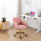 Gepolsterter Homeoffice-Stuhl mit verstellbarer Höhe und 360°-Drehfunktion