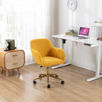 Gepolsterter Homeoffice-Stuhl mit verstellbarer Höhe und 360°-Drehfunktion