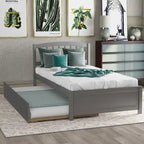 Struttura letto a piattaforma singolo con letto estraibile