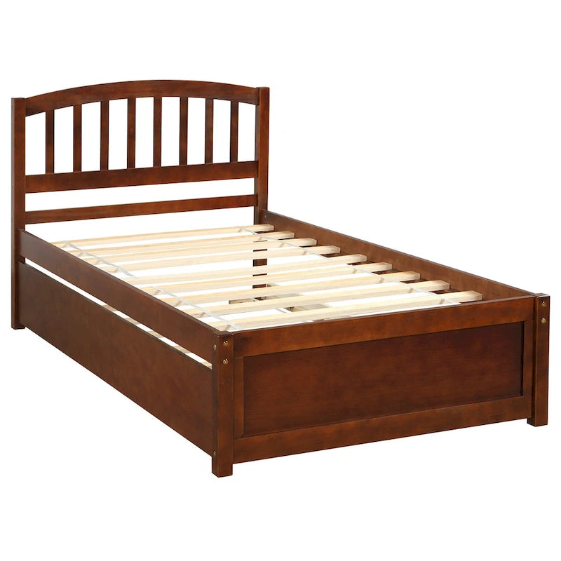 Struttura letto a piattaforma singolo con letto estraibile