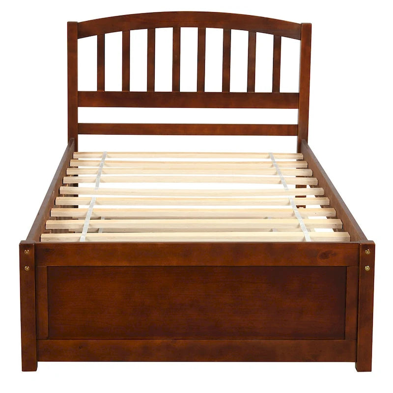Struttura letto a piattaforma singolo con letto estraibile