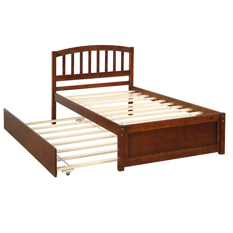 Struttura letto a piattaforma singolo con letto estraibile