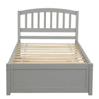 Struttura letto a piattaforma singolo con letto estraibile