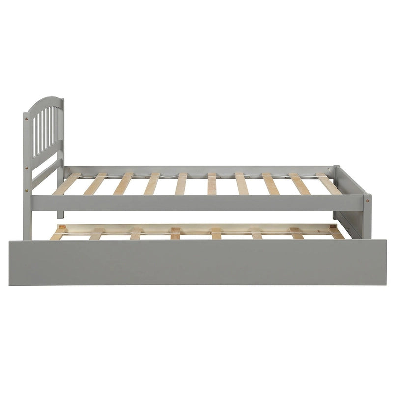 Struttura letto a piattaforma singolo con letto estraibile