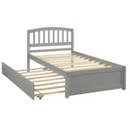 Struttura letto a piattaforma singolo con letto estraibile