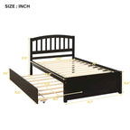 Struttura letto a piattaforma singolo con letto estraibile