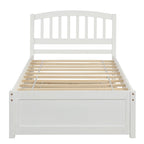 Struttura letto a piattaforma singolo con letto estraibile