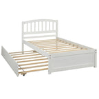 Struttura letto a piattaforma singolo con letto estraibile
