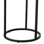 18" Round Top Accent Table - Chestnut/Industrial
