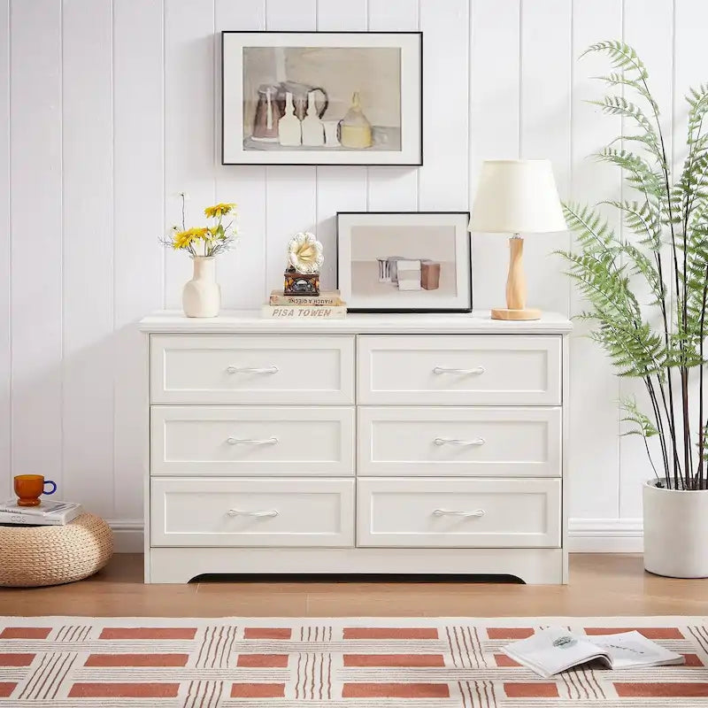 47.8" 6-Drawer Bedroom Dresser