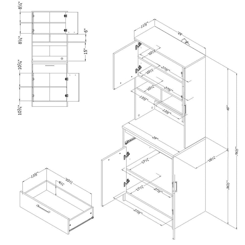 Myro Pantry Cabinet