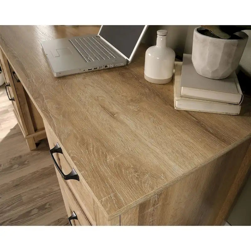 Double Pedestal Computer Desk with Storage Drawers