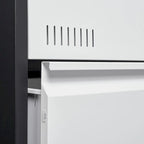 Metall-Aktenschrank mit 3 Schubladen und Schloss