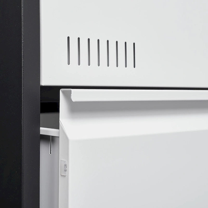 3-Drawer Metal Lateral File Cabinet with Lock