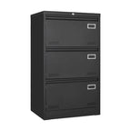Metall-Aktenschrank mit 3 Schubladen und Schloss