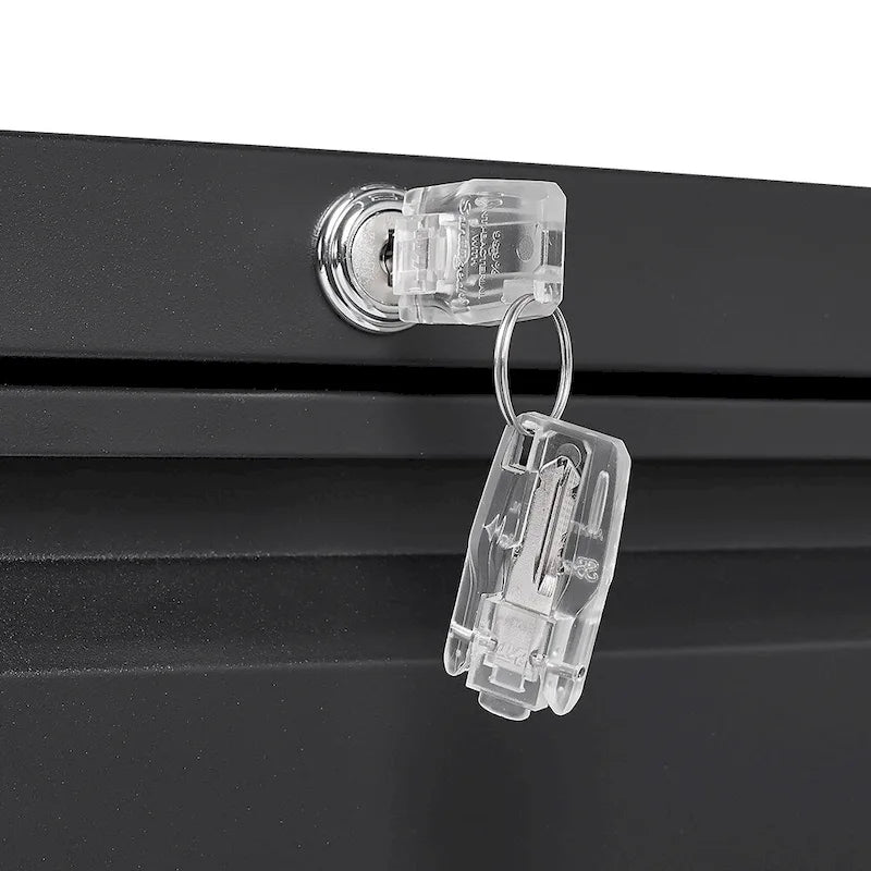 Metall-Aktenschrank mit 3 Schubladen und Schloss