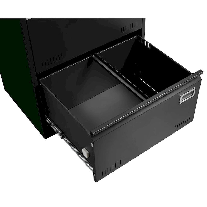 Metall-Aktenschrank mit 3 Schubladen und Schloss