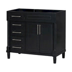 36-Inch Bathroom Vanity Cabinet with Drawers and Adjustable Shelf, No Sink