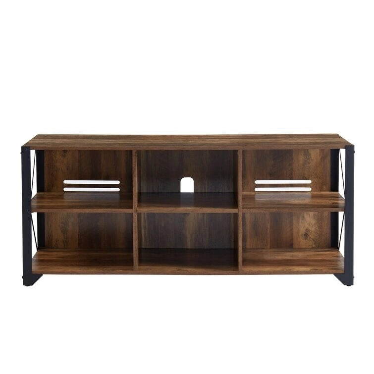6-Shelf Media Console TV Stand